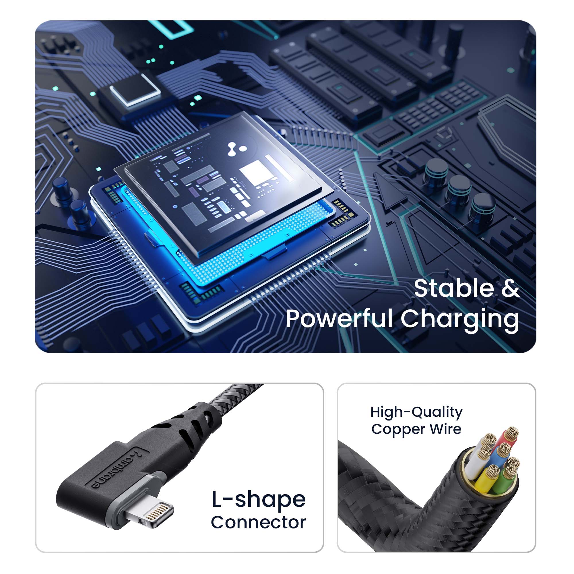 ABLL-125 L-Shape Lightning Cable - Image 7