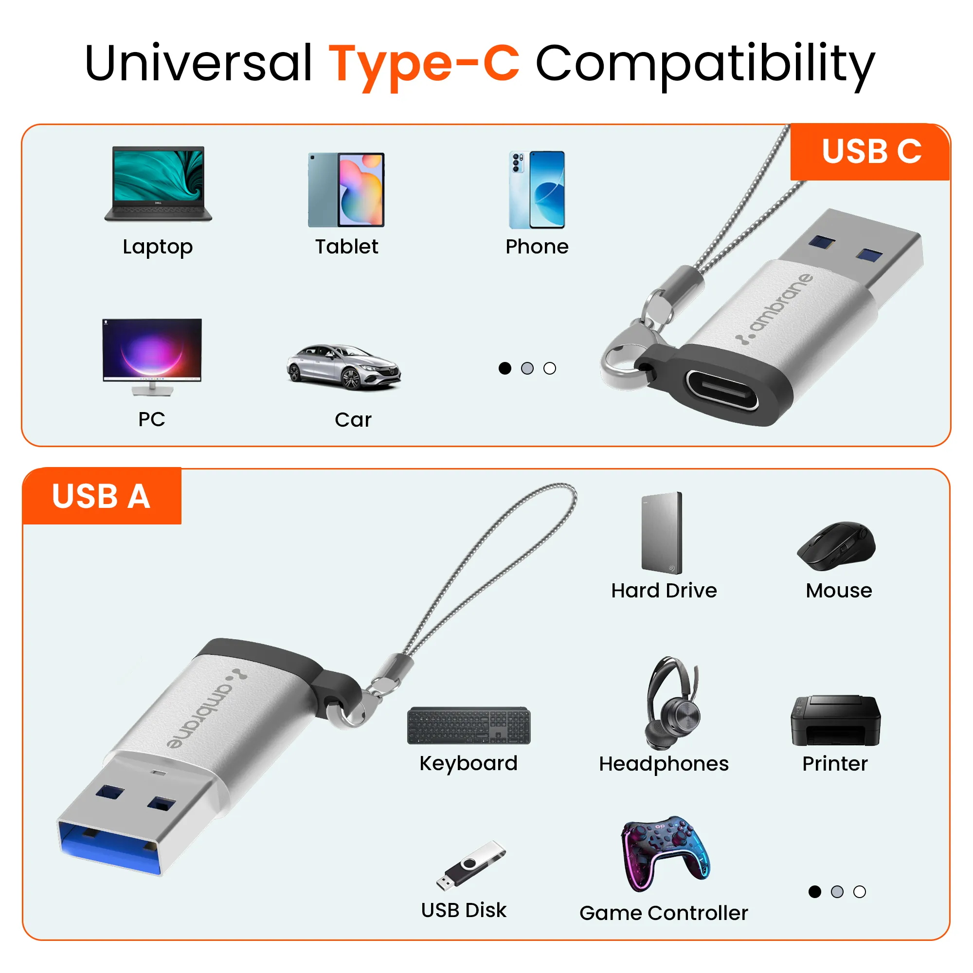 USB 3.0 to Type-C OTG Adapter - Image 4