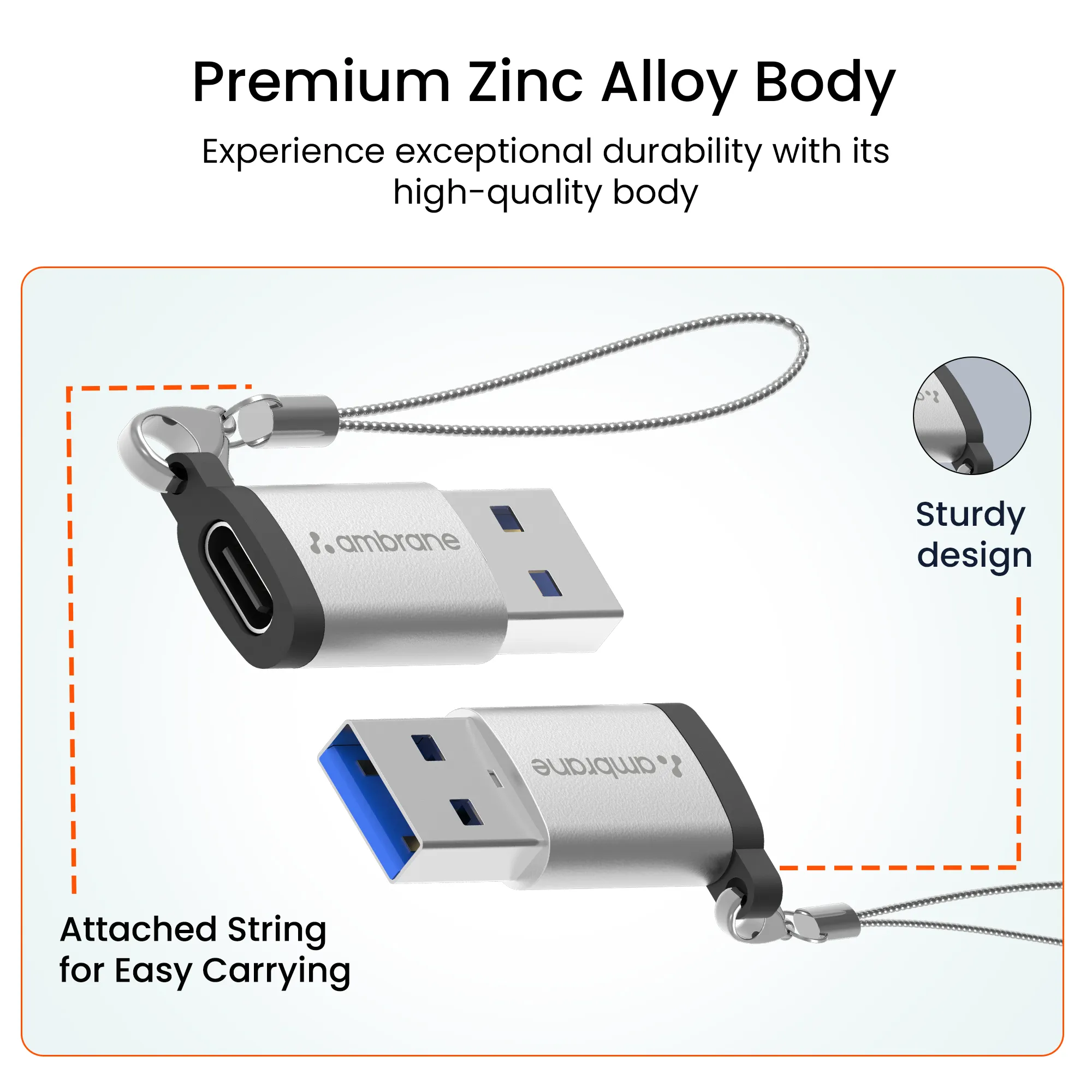 USB 3.0 to Type-C OTG Adapter - Image 5